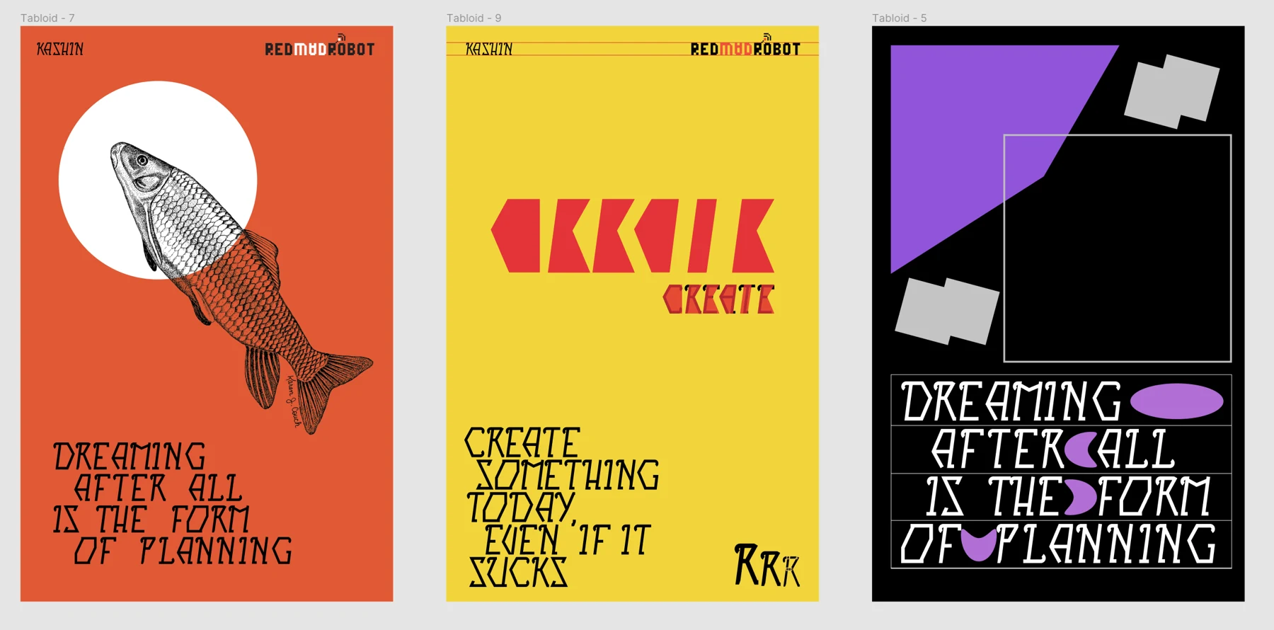 Typography posters — Design Workout · Poster series